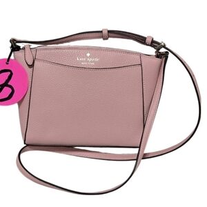 Kate Spade Monica Leather Blush Crossbody Bag Nwt